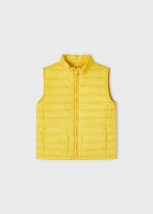 Ultralight quilted vest 033 yellow
