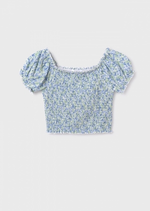 Honeycomb blouse 014 mint