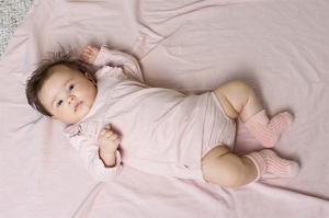 Baby girl 3-pack terry socks 255 pastel pink