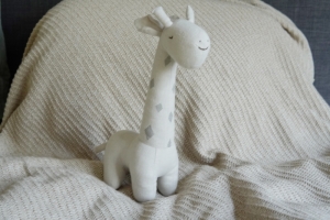 Baby Soft Toy Giraffe 022 oatmeal