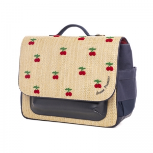 It Bag Midi Raffia Cherry