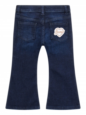 STRETCH DENIM FLARE FIT RNBB RINSE BABY