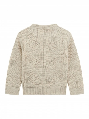 LS SWEATER G1ET SAND GRAIN