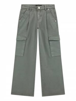 GMT DYE GABARDINE LONG PANTS A838 GREEN PLAN