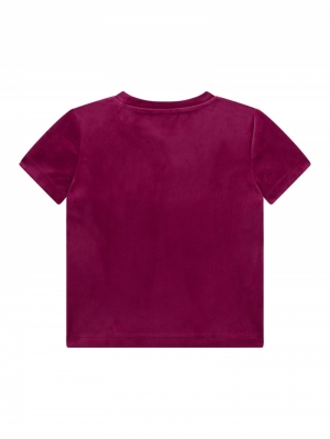 CROP SS T- SHIRT_MINI ME FIPR FIERCE PUR