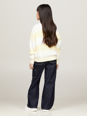 UTILITY COLORBLOCK CN SWEATER 0FQ Lemon Zest 