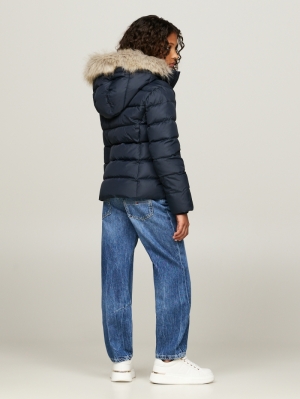 ESSENTIAL DOWN FUR HOOD JACKET DW5 Desert Sky