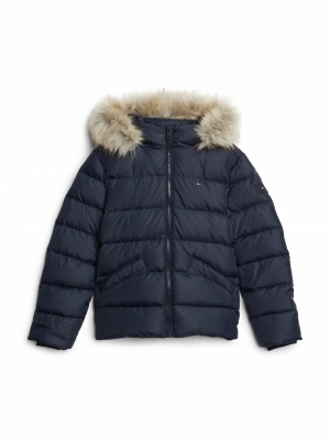 ESSENTIAL DOWN FUR HOOD JACKET DW5 Desert Sky