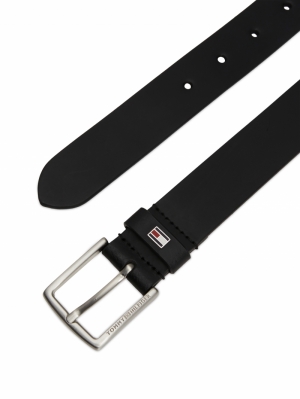 KIDS LEATHER BELT BDS Black