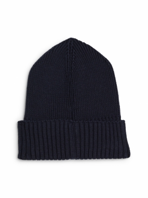 SMALL FLAG BEANIE DW6 Space Blue