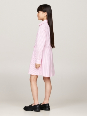 ITHACA SHIRT DRESS LS 0D1 Pink / Opti