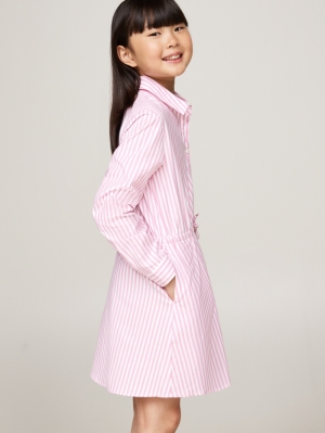 ITHACA SHIRT DRESS LS 0D1 Pink / Opti