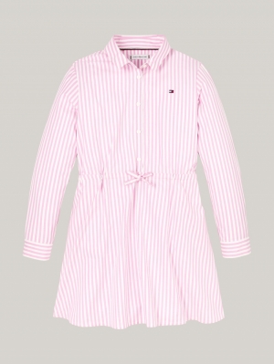 ITHACA SHIRT DRESS LS 0D1 Pink / Opti