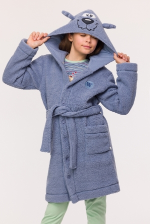 Hooded dressinggown 813