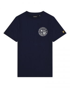 FOOTBALL LOGO T-SHIRT Z99 NAVY