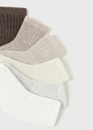 Set of 6 socks 056 neutrale