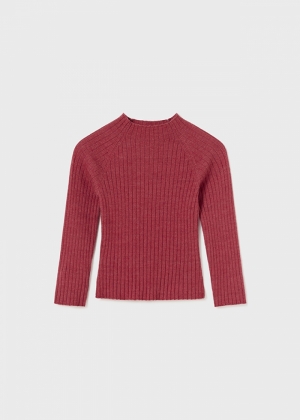 Knit mockneck 020 H. Tomato