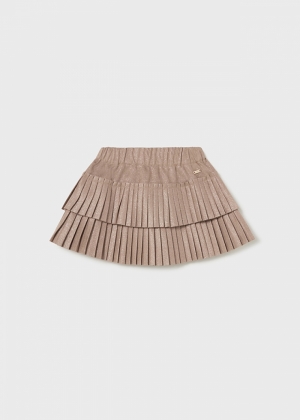 Pleated skirt 026 mocha