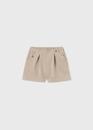 Twill shorts 063 beige