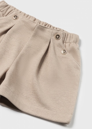 Twill shorts 063 beige