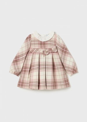 Plaid dress 074 blush