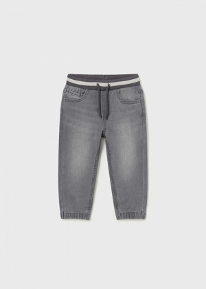 Denim joggers 049 light grey 