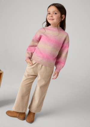 Knit pants 021 sepia