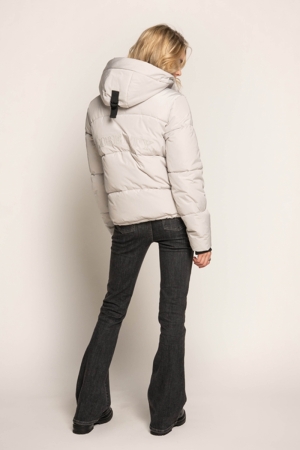 Pippa puffer coat misty off white