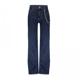 Attitude wide leg dark denim