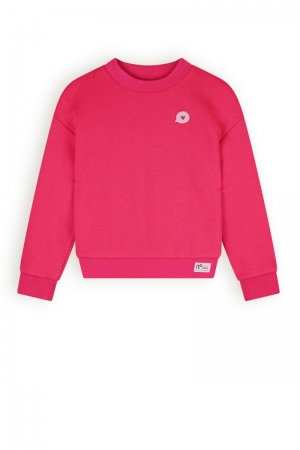 Konono logo sweater in soft 269 Azalea Pink