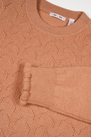 Kovas Melange knitted Sweater 431 Taupe