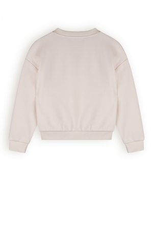 Konono logo sweater in soft  020 Pearled Ivo