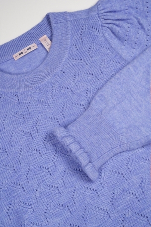 Kovas Melange knitted Sweater 150 Wedgewood B