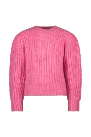 Door Flo knitted sweater Bright pink