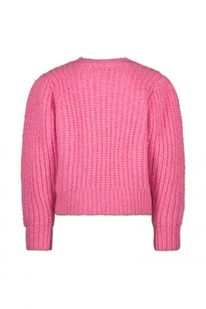 Door Flo knitted sweater Bright pink