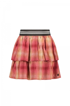 Hella Flo 2-layer skirt  Pink check