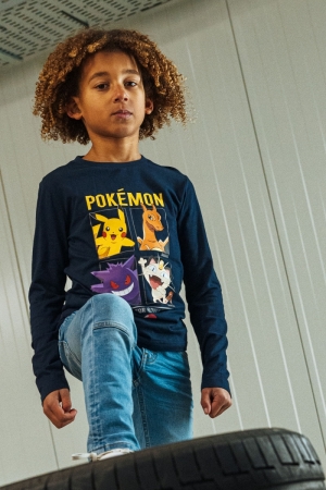 Longsleeve Pokémon 190 - Navy