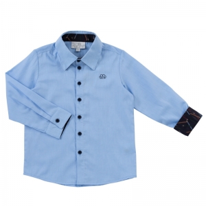 SHIRT CASPAR PENCIL BLUE