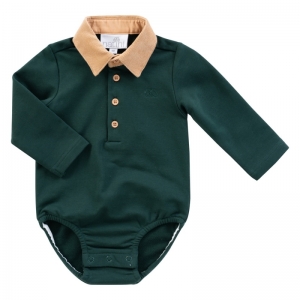 POLO BODY LUCAS GREEN-BEIGE