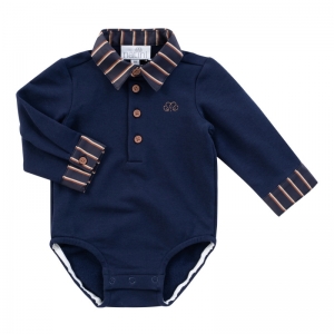 POLO BODY PAUL STRIPES DARK BLUE