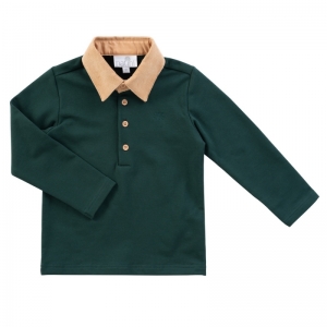 POLO LUCAS GREEN-BEIGE