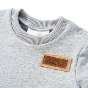 SWEATER TOM GREY-BROWN