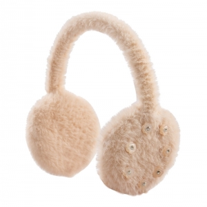 EARMUFFS FLOWERS PINK