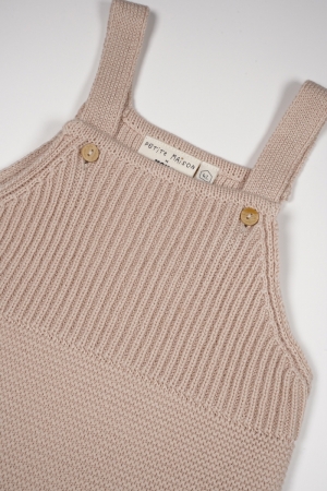 Seyo knitted dungaree 022 oatmeal