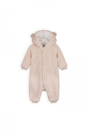 Soo Fluffy Onesie with hoody 022 oatmeal