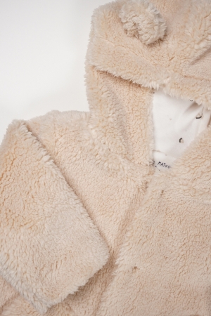 Soo Fluffy Onesie with hoody 022 oatmeal