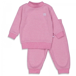 Pyjama wafel Roze melange