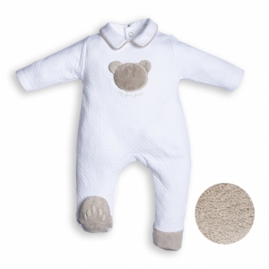 B rompersuit my first friend 0135 whi-beige