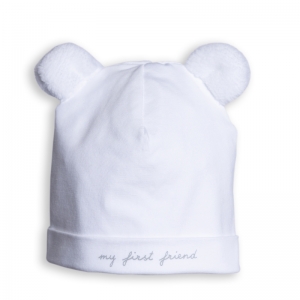 U bonnet 2 teddy bear ears 01 white 