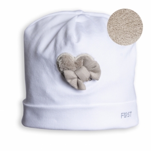 G bonnet fur hart & bow 0135 whi-beige